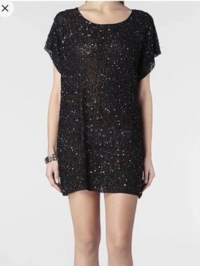 All Saints Beaded Party Elissa Tee Dress